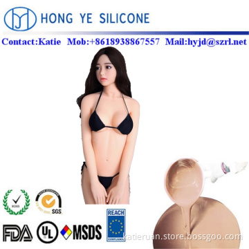 Skin safe  liquid silicone rubber for life size sexy doll making
